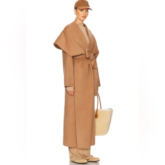 Helsa NWOT The Throw Coat in Camel - Picture 6 of 8